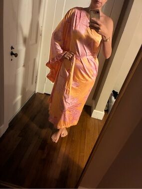 Hutch One Shoulder Floral Maxi Dress NWT